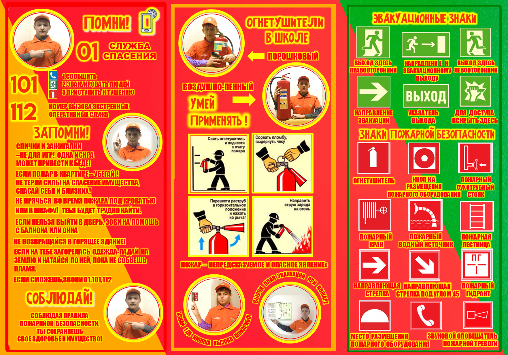 Правила пожарной безопасности список правил